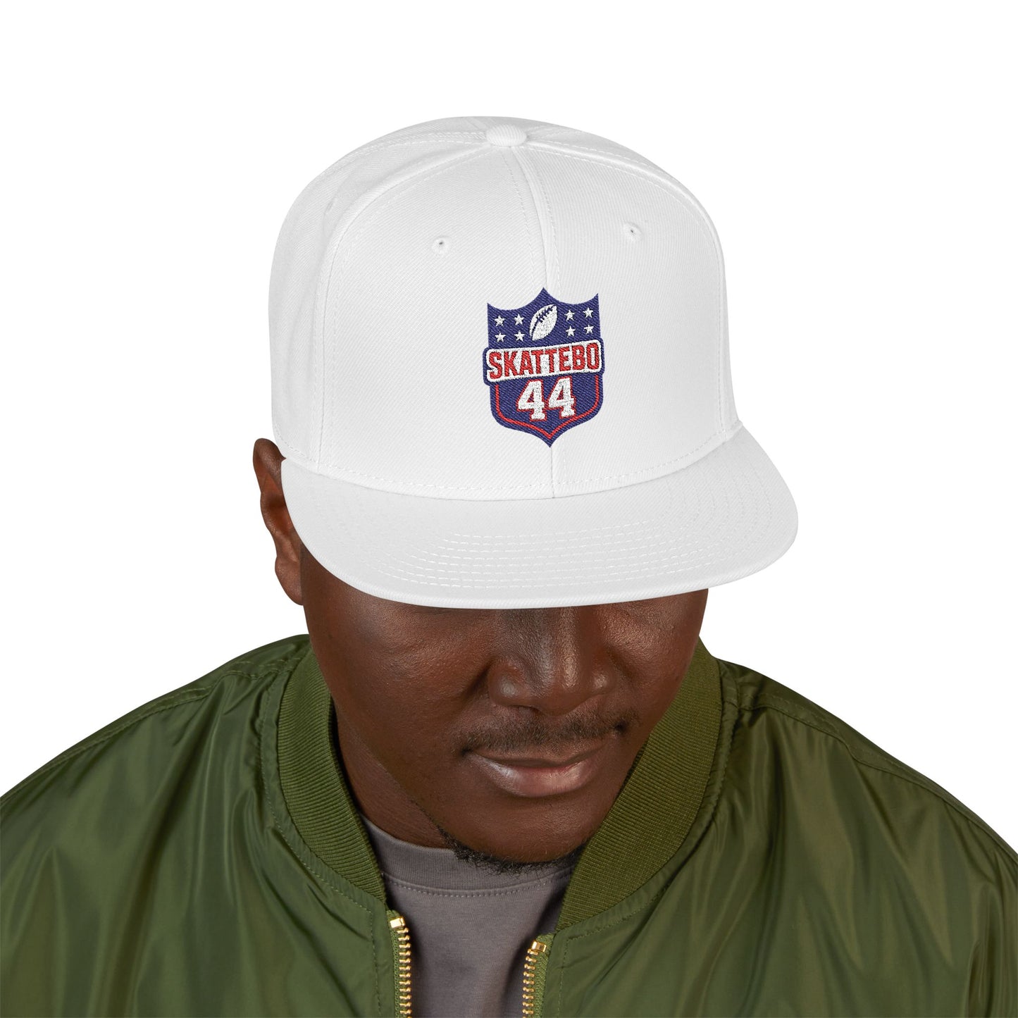 Skattebo Embroidered Logo Snapback Hat